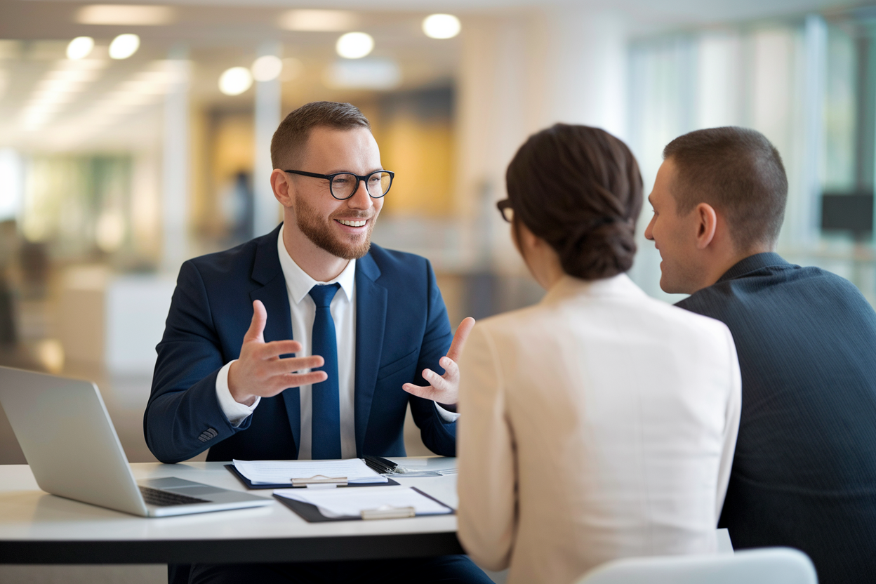 conseiller-bancaire-couple-dos-bureau