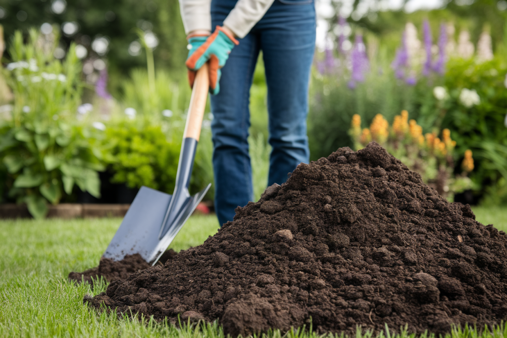 jardinier-gants-pelle-compost-jardin