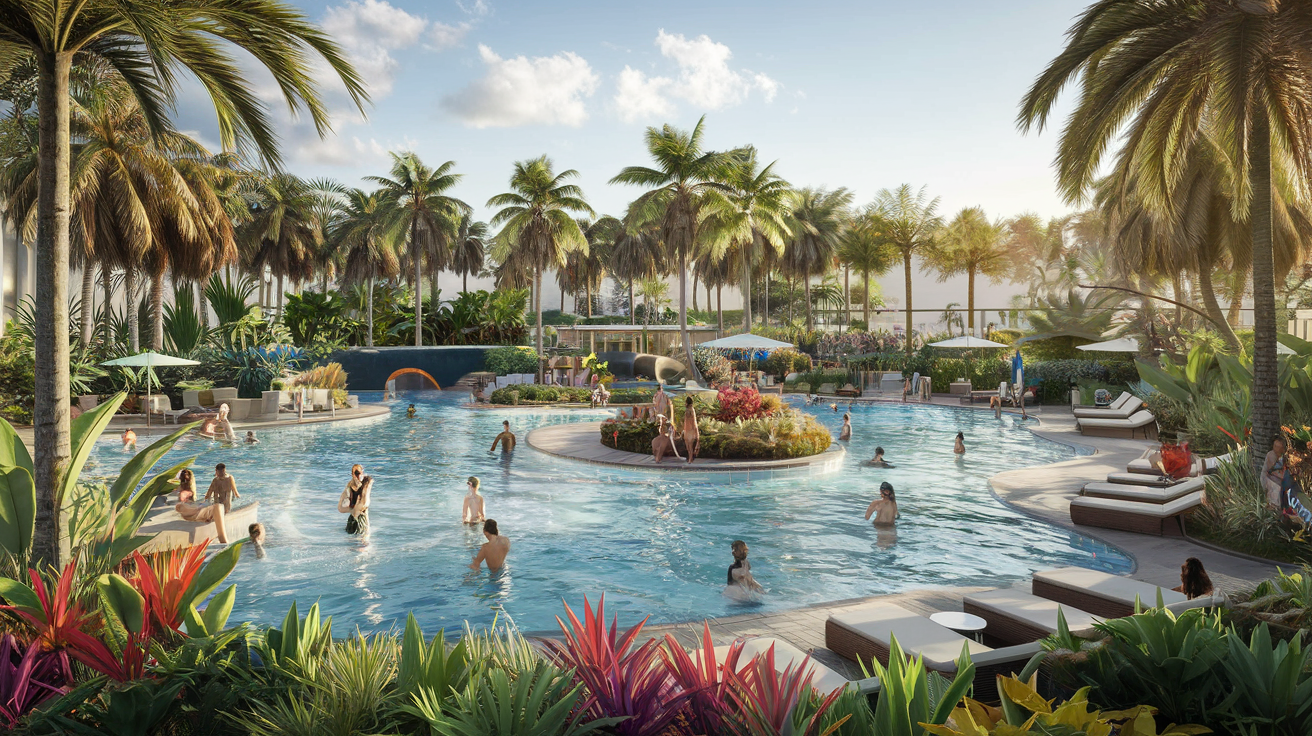 complexe-aquatique-piscines-vegetaion-tropicale