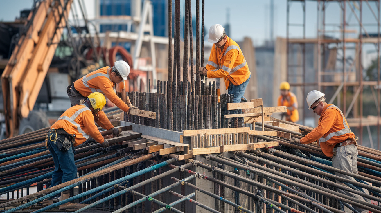ouvriers-chantier-construction-machines-echafaudages