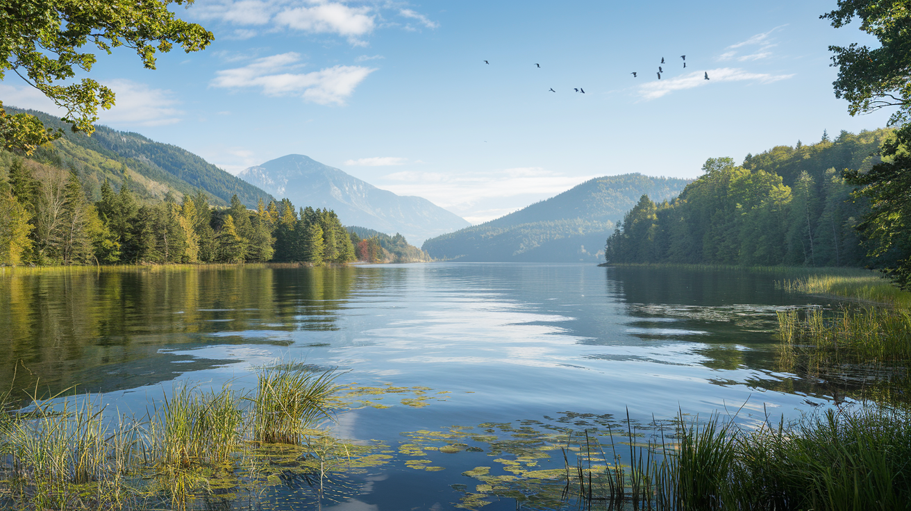 lac-seren-forets-montagnes-ciel