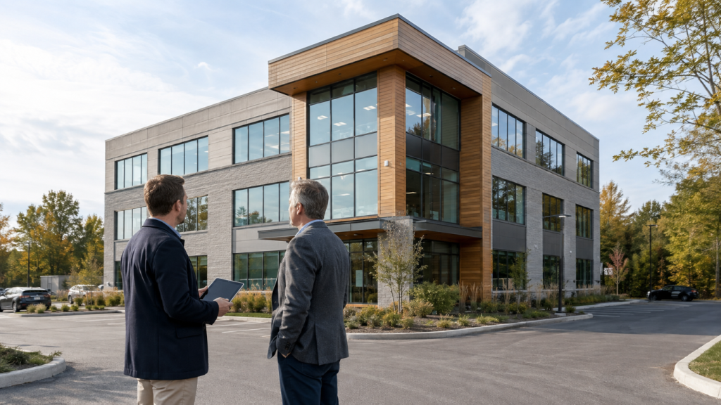 Estimation pour immeuble à bureaux dans les Laurentides : rénover avec méthode